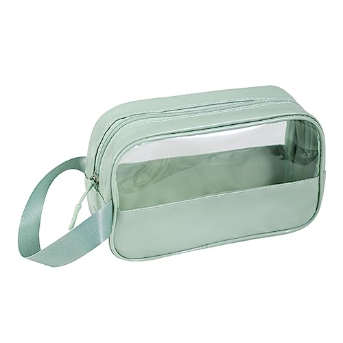FIYUK Toiletry Travel Wash Bag Waterproof Portable Traveling Accessories Organizer For Women and Men Green