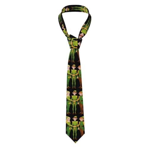 WHJSHOP - Men'S Necktie Whjshop Elf Holding Hands Picture For Business, Daily, Work, Birthday, Wedding, Party, Banquet, Gift