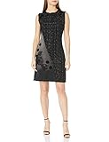 desigual sac femme bols denim flowers varsovia 18saxpfw  Desigual Damen Kleid VEST_ACHILLE Knielang, Schwarz (Black Denim 5009), 42 (Herstellergröße: 44)