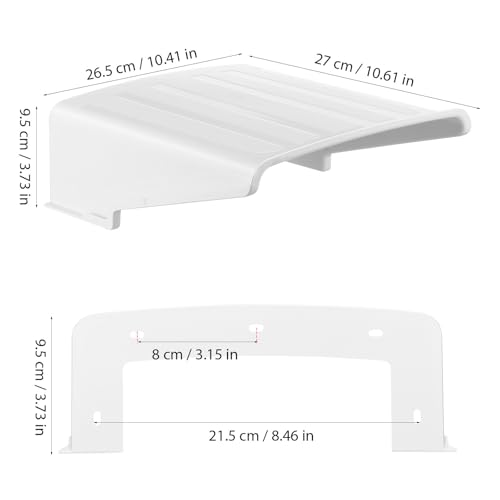 Protector universal para exteriores de cámaras de seguridad contra lluvia y sol 7