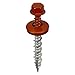 Acorn International SW-MW2BR250 Screw, 9 x 2, Barn Red, 250 Count