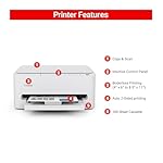 Canon PIXMA TS4320 Wireless Color Inkjet Printer for Duplex Printing, White – Cost Efficient Home Printer with Copier/Scanner, Compact Design, Easy Setup, 1 Year Limited Warranty - Image 3