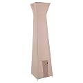 Modern Leisure Monterey Pyramid Torch Patio Heater Cover - UV-Resistant and Water-Resistant Fabric - Heavy-Duty Outdoor Furniture Protection - 21" L x 21" D x 90" H - Khaki
