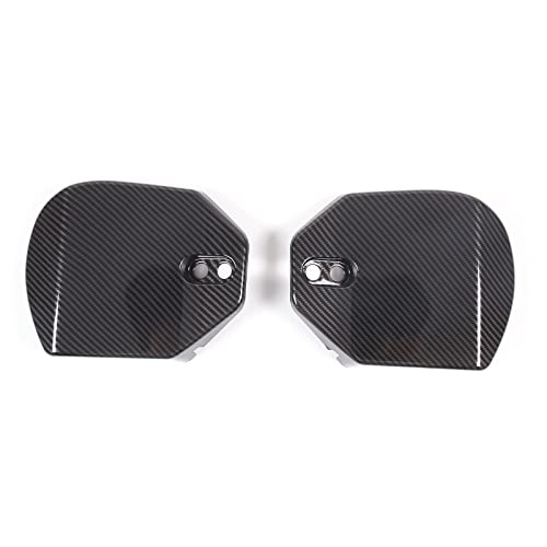 Image of TOYCIDFG Engine Bay Shock Protection Panel Cover Trim Compatible with Chevrolet C8 Corvette 2020-2024 Absorbing Tower Cover Caps (Carbon Fiber Pattern)
