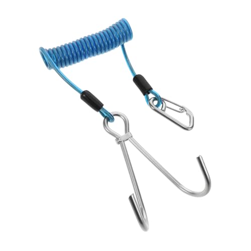 SUPVOX Stainless Steel Diving Gear Submersible Flow Hook Double Hook for Scuba Rope and Fishing