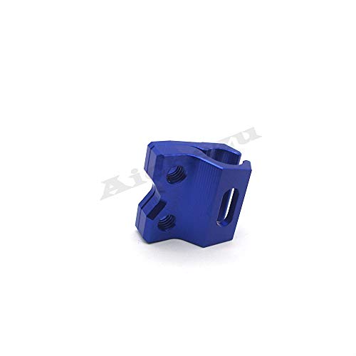Image of ACZ Front Brake Line Holder Hose Clamp Blue, for Yamaha YZ YZF 65 85 125 250 450 2004-2019, for Honda CR CRF 125R 250R /X /RX 450R /X /RX 250L /M