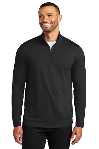 Port Authority Men's Dry Zone UV Micro-Mesh Quarter-Zip Pullover