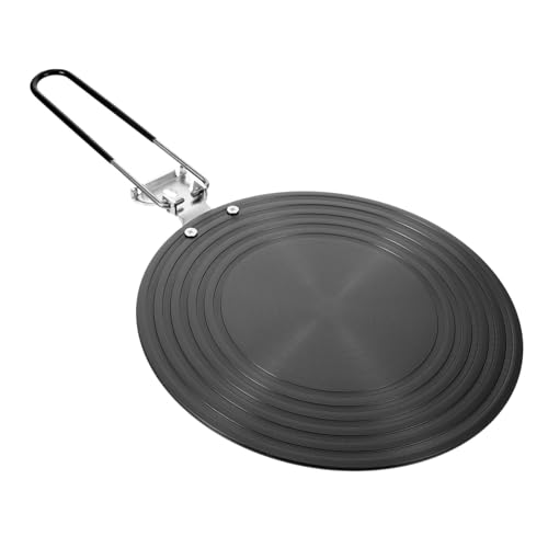 GRIRIW Placa Adaptadora para Inducción Plegable de Difusor de Calor de Aluminio para Estufas de Gas Conversor Seguro y Duradero para Cocción y Estofados Prolongados