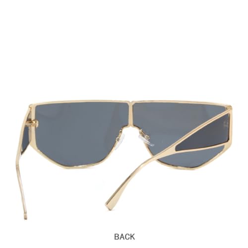 Lunettes de soleil Polygon luxe avec finition steampunk élégante