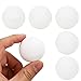 OUKENS 6Pcs/Set Table Tennis Balls, 3 Star ABS Plastic Ball,Ping Pong Balls Entertainment Table Tennis Balls Durable for Pingpong Training Sports (White)