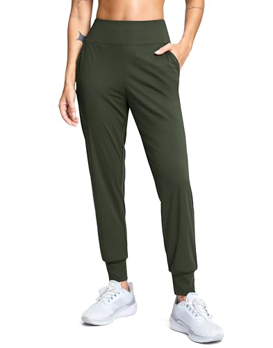 Image of SANTINY Women's Joggers Pants with Pockets Lightweight High Waisted Athletic Gym Workout Pants for Women Yoga Travel