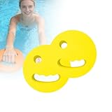 Aqua Fitness Discs - 2 Pack EVA Handheld Swimming Training Kickboards, Water Exercise Device for Adults & Teenagers, Pool Fitness Equipment for Aquatic Aerobics & Resistance Training (B)