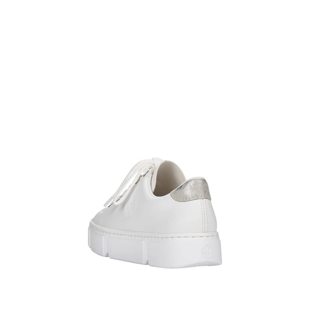 Rieker Damen Sneaker N59W1-80 weiß