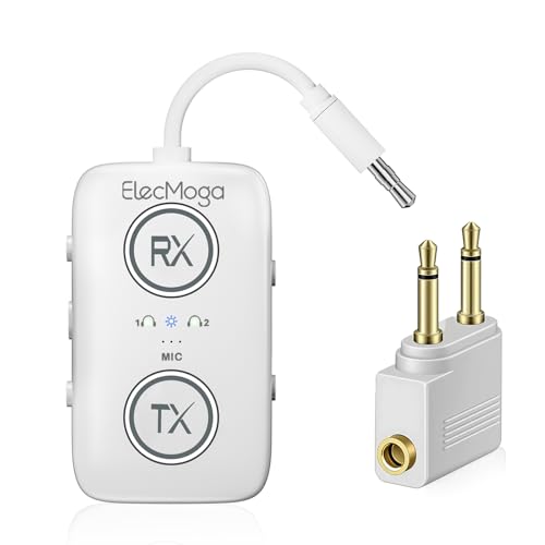2026 Upgraded Airplane Bluetooth 5.4 Adapter with aptX...
