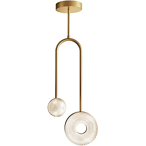 Lustre LED moderne pour cuisine et salle à manger lumineuse
