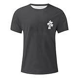 Camisetas Gimnasio Hombre Camiseta Hombre Marca Jersey Verano Ropa Running Hombres Tshirt Personalizadas Gym Basicas Gris M