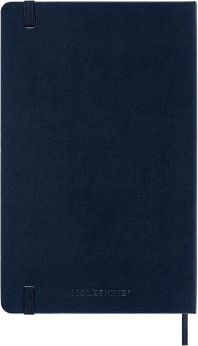 Carnet de notes Moleskine couverture rigide bleu saphir 13 x 21 cm - 3
