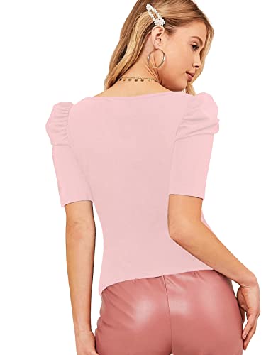 Image of Shasmi Women's Polyester Solid Slim Fit T-Shirt
