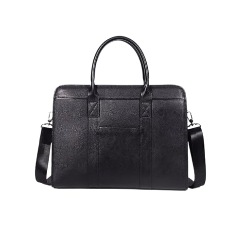 Bolsas de mensajero de cuero para laptop impermeables para hombre