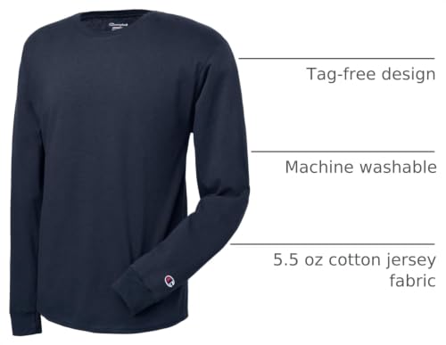 Image of Champion Cotton Tee (Patriotic Long Sleeve Script)