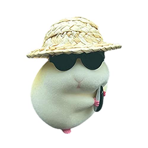 F Fityle Mignon Hamster Pâques Voiture Pendentif Animal Pet Hamster Modèle Cadeau d'anniversaire Ornements pour La Maison Party Favor Accessoires Décoration de, Stylee