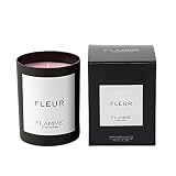 FLAMME Candle Co. Fleur | Peony & Blush Suede Scent | 10 oz | 60 Hour Burn Time | Luxury Candle | Al