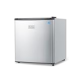 BLACK+DECKER BCRK17V Compact Refrigerator Energy Star Single Door Mini Fridge with Freezer, 1.7 Cubic Ft., VCM