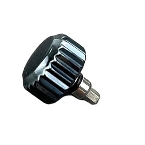Tige de montre NH34 NH35 NH36 en bleu brillant avec vis SKX007 étanche 20ATM