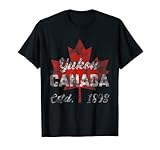 Yukon est. 1898 Kanada Flagge Ahorn Yukon