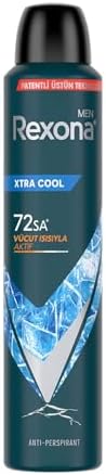 Rexona Men Erkek Sprey Deodorant Xtra Cool 72 Saat Kesintisiz Üstün Koruma 200 ml — Amazon ürün görseli
