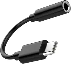 Adaptador Premium para Fone de Ouvido P2 3.5mm para USB Tipo-C, Compatível com Samsung, Motorola, LG PREMIUM