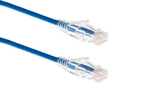 Cable Ethernet Cat6A 3ft Azul CablesAndKits miniatura 1