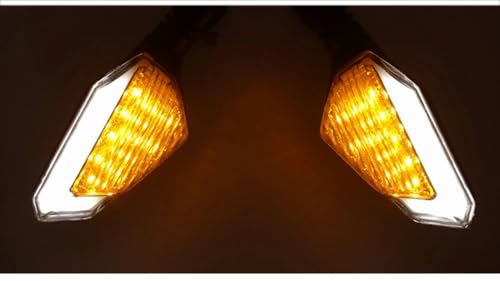 Clignotants moto LED étanches avec éclairage dynamique haute visibilité