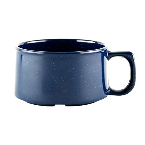 Set de 4 mugs de melamina resistentes, 11 oz, azul Texas miniatura 2