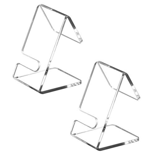 Warmhm 2pezzi Supporto Orologio Trasparent Espositore per Orologi da Polso in Acrilico Resistente Portagioie Salvaspazio Organizer da Tavolo per Occhiali da Sole Vista
