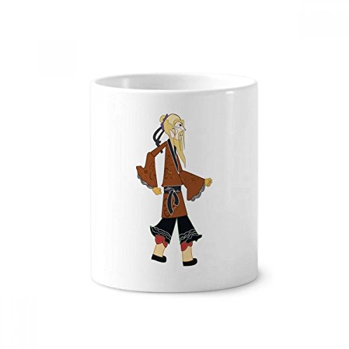 Tasse blanche céramique Shadow Play en porcelaine fine de 350ml