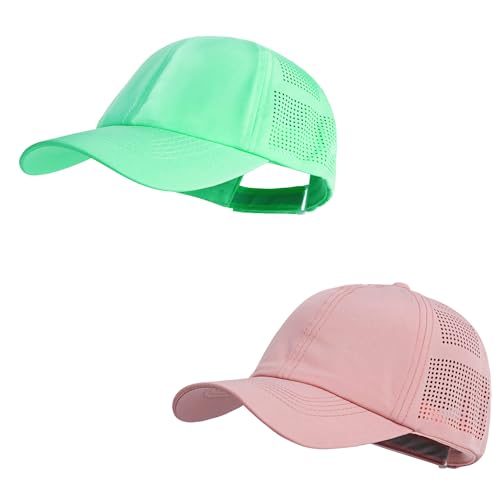 Image of HH HOFNEN Women Quick Drying Baseball Cap Sun Hat Unstructured Golf Hat
