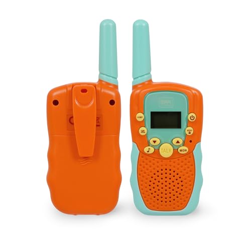 Legami - 2er-Set Walkie-Talkies, Walkie-Talkies mit 8 Kanälen, Übertragung von bis zu 3-5 km im offenen Raum, einstellbare Lautstärke, Radio für Fernkommunikation, 4 x 14 x 2 cm