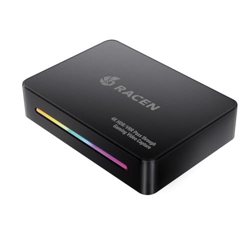 センチュリー RACEN 4K HDR パススルー対応 USB3.2 Gen1 ビデオキャプチャ 録画 配信 CRC-GVCAP05