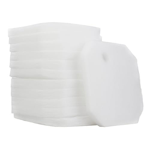 LTWHOME Weißer Feiner Filterschwamm Passend für Eheim Professionel 2 2226/2326/ 2026/2128 und Experience 350(12 Stück)