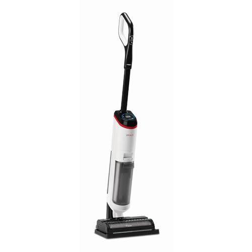 Immagine di Polti Rollysteam WD50C Cordless, Lavapavimenti con Funzione Vapore e Aspirapolvere, 450 W, Pulizia Completa in un solo Passaggio, Senza Fili, Auto Pulizia, Bianco