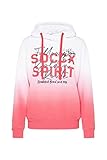 soccx pullover orange Rippbündchen an Ärmeln und Saum