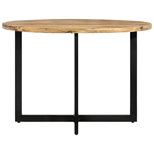 Table à dîner 110x75 cm bois de manguier massif, la solution pour petits espaces