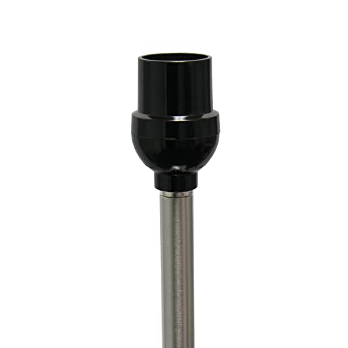 Simple Designs Lf2004-Wht Brushed Nickel Drum Shade Floor Lamp, White #TOP4