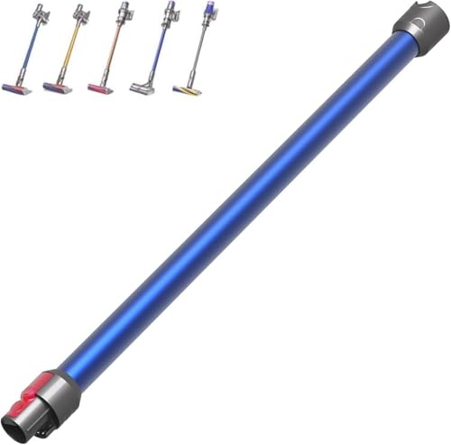 Tube Télescopique pour Dyson V7 V8 V10 V11 V15, Télescopique Dégagement Rapide Manche pour Dyson Aspirateur Tube Rallonge Accessoire 72CM- Bleu