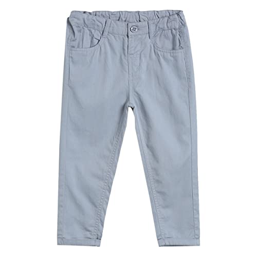 Image of miniklub Boys Grey Pure Cotton Trousers