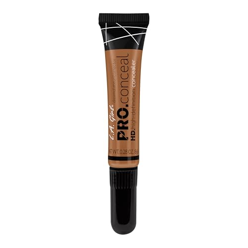Image of L.A Girl- HD Pro Conceal -Suede | Soft Brush Tip for Easy Application | Crease Resistant | Blendable and Buildable formula | Concealer Provides Natural Coverage | 8 G