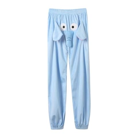 Mens Novelty Elephant Flannel Pajama Pants Cover