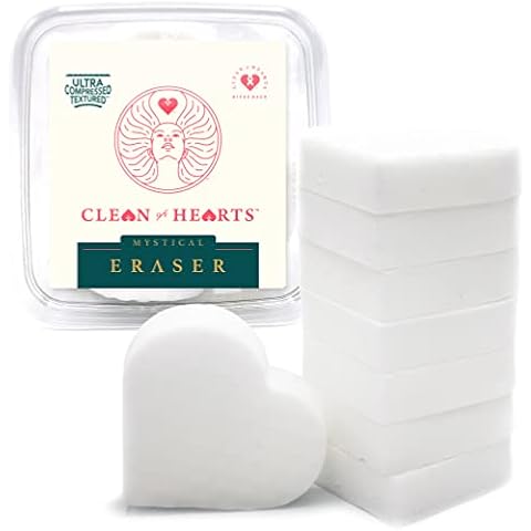 CleanofHearts Ultra Compressed Heart Eraser Cover