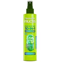 Garnier Fructis Pure Moisture 10-in-1 Spray for Dry Hair and Scalp, Hyaluronic Acid, 8.1 Fl Oz, 1 Count Packaging May Vary